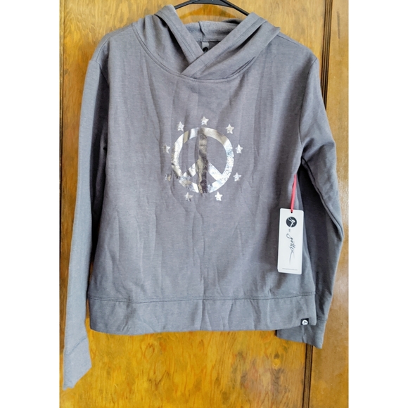 Gottex Tops - X By Gottex Hoodie, Pullover Peace and Stars